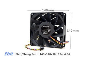 품질  Ebit Ebang E12 44t Avalon 1066 50t Asic Miner Cooler Cooling Fan For Mining Rig 12V 4.0A 공장